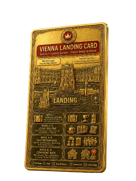 Austria Landing Card — Front